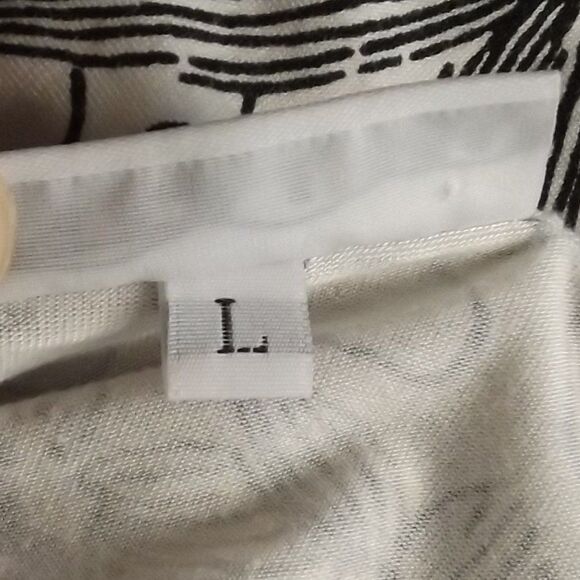 BRYN WALKER Midi Dress, L, Off-white Floral print, Side Ties, Tank Style - Picture 10 of 13